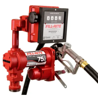 BOMBA 12V CON MEDIDOR FILL RITE