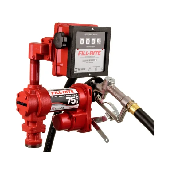 BOMBA 12V CON MEDIDOR FILL RITE