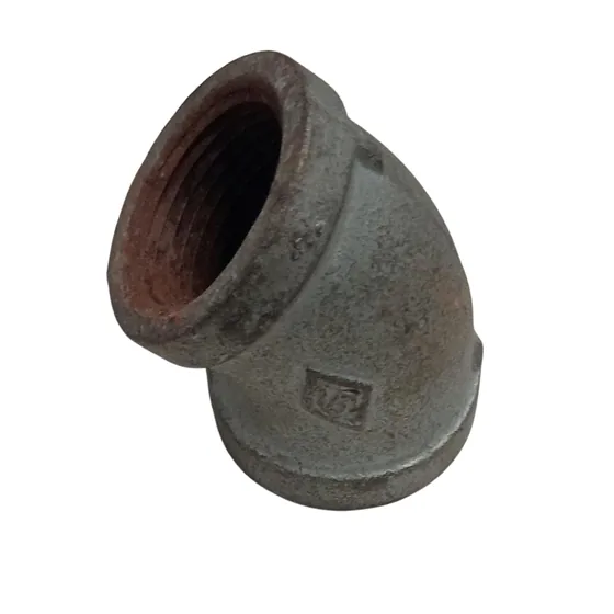 CODOS DE 1 X 45 GALV.
