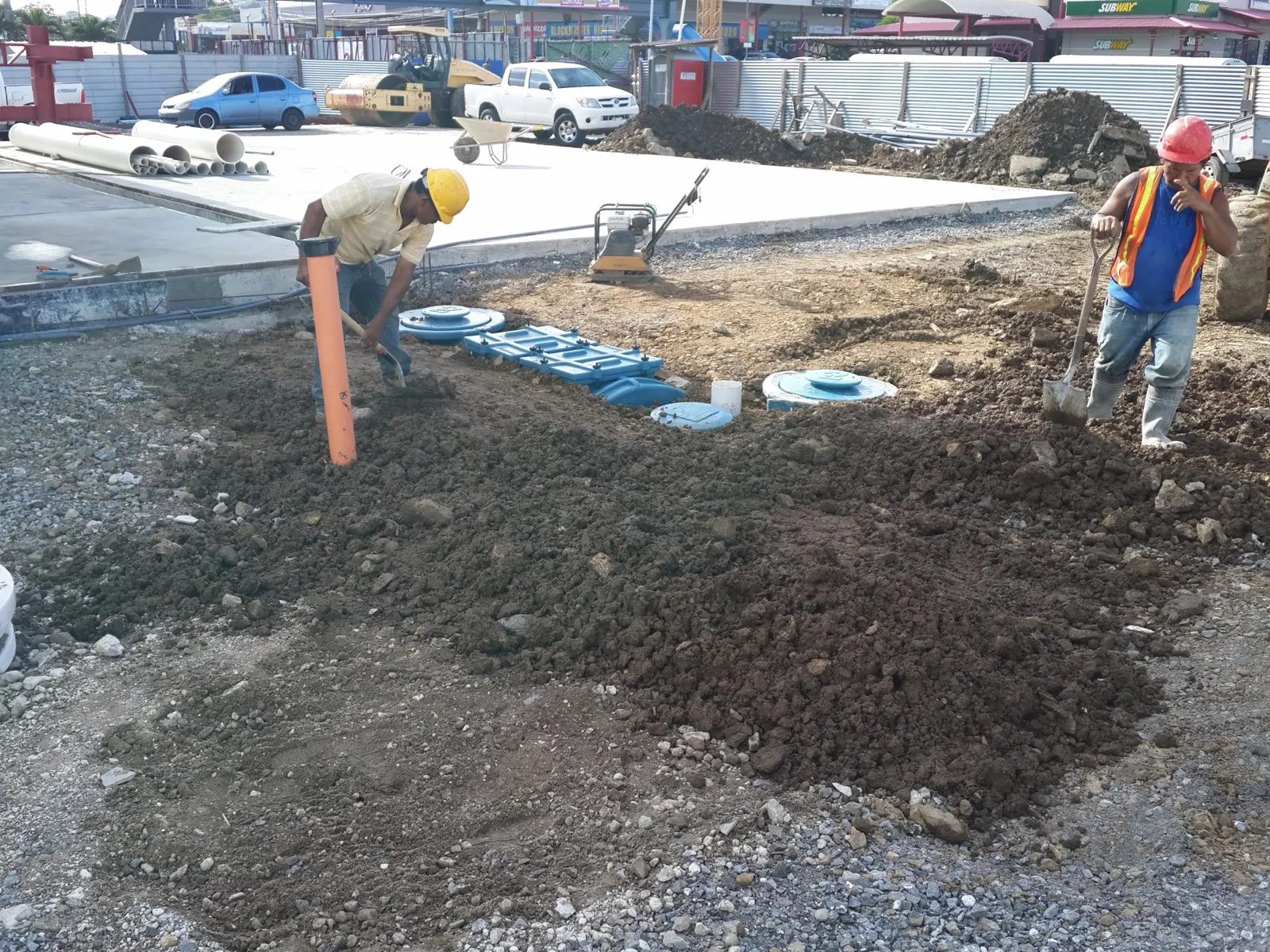 Obra de Master Services en una estación de combustible — Panamá